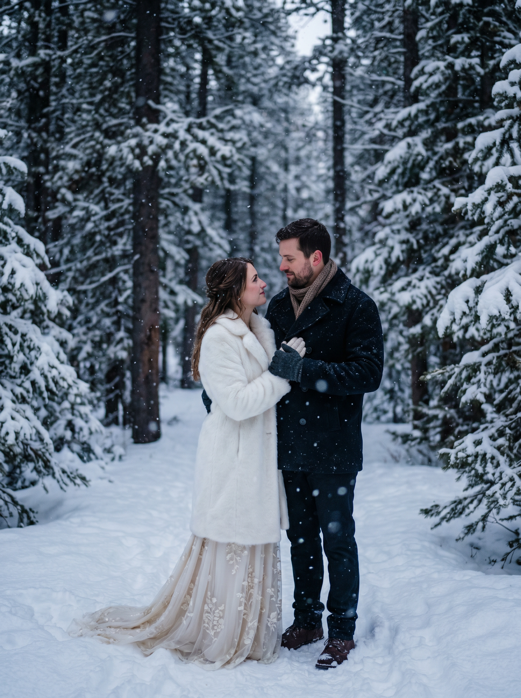 Engagement photo idea: Winter Wonderland
